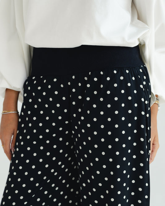 Black Polka Dot Pants