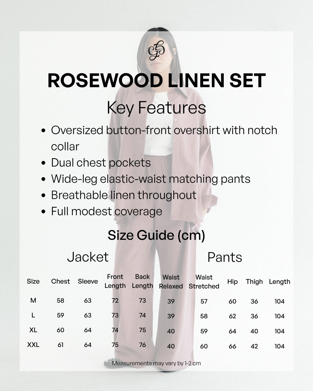Rosewood Linen Set