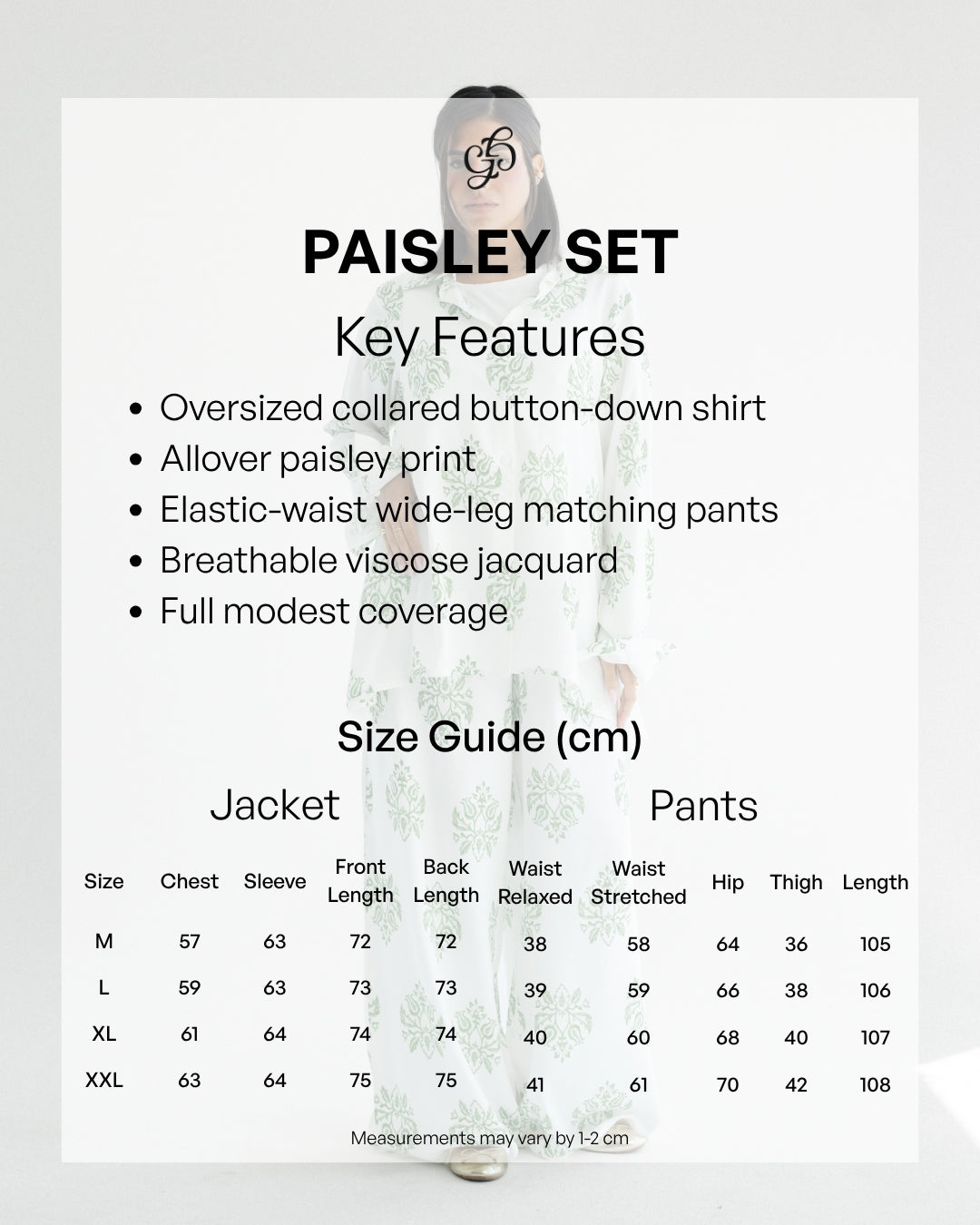 Meadow Paisley Set