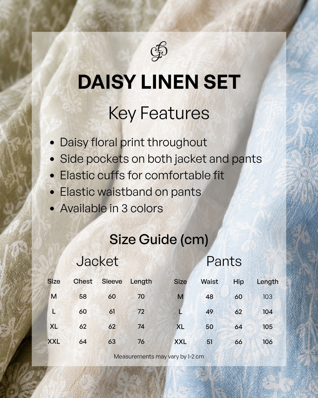 Daisy Linen Set