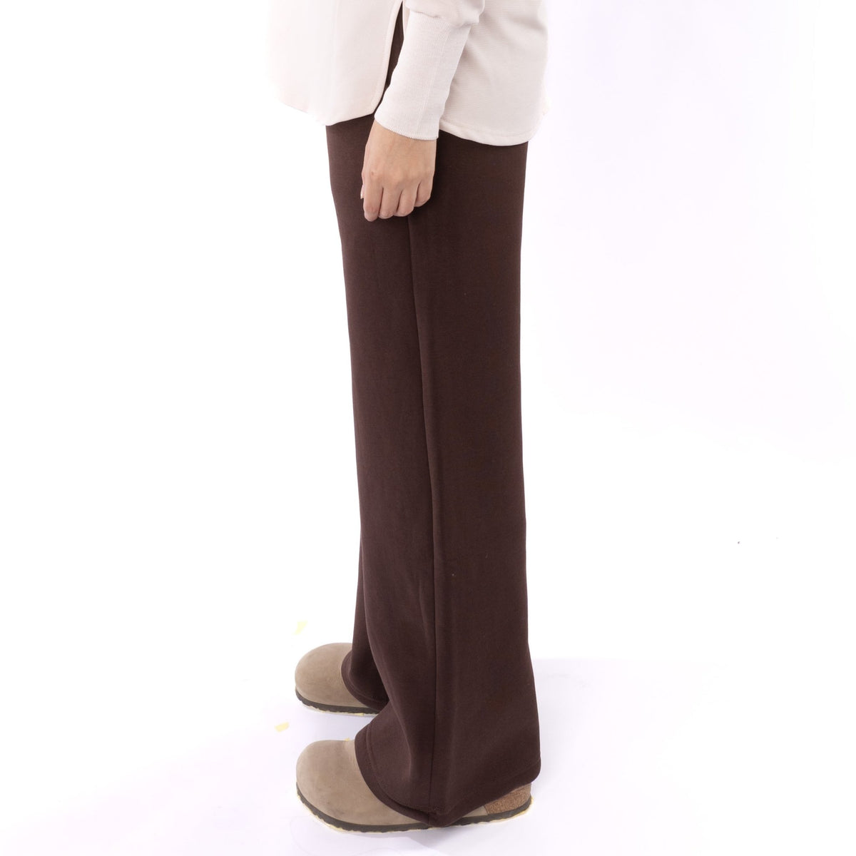 Brown Cozy Winter Sweat Pants