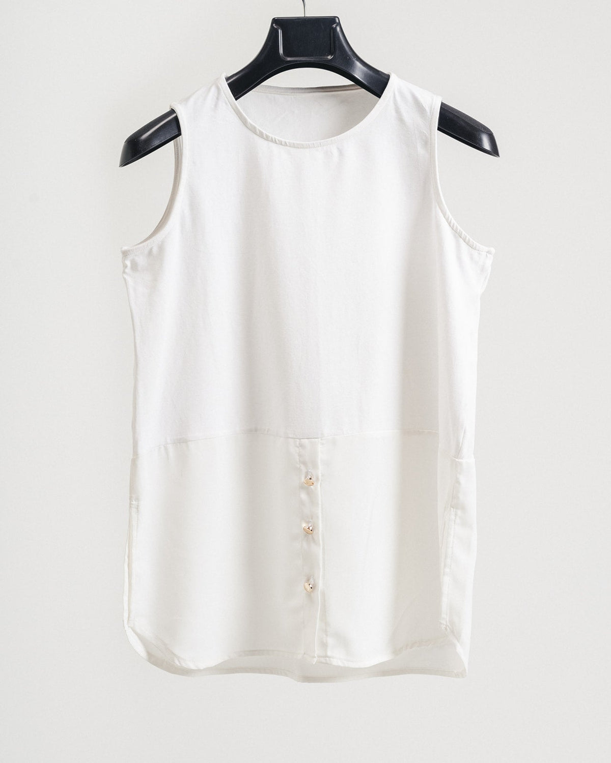 Off White Dual Blend Top