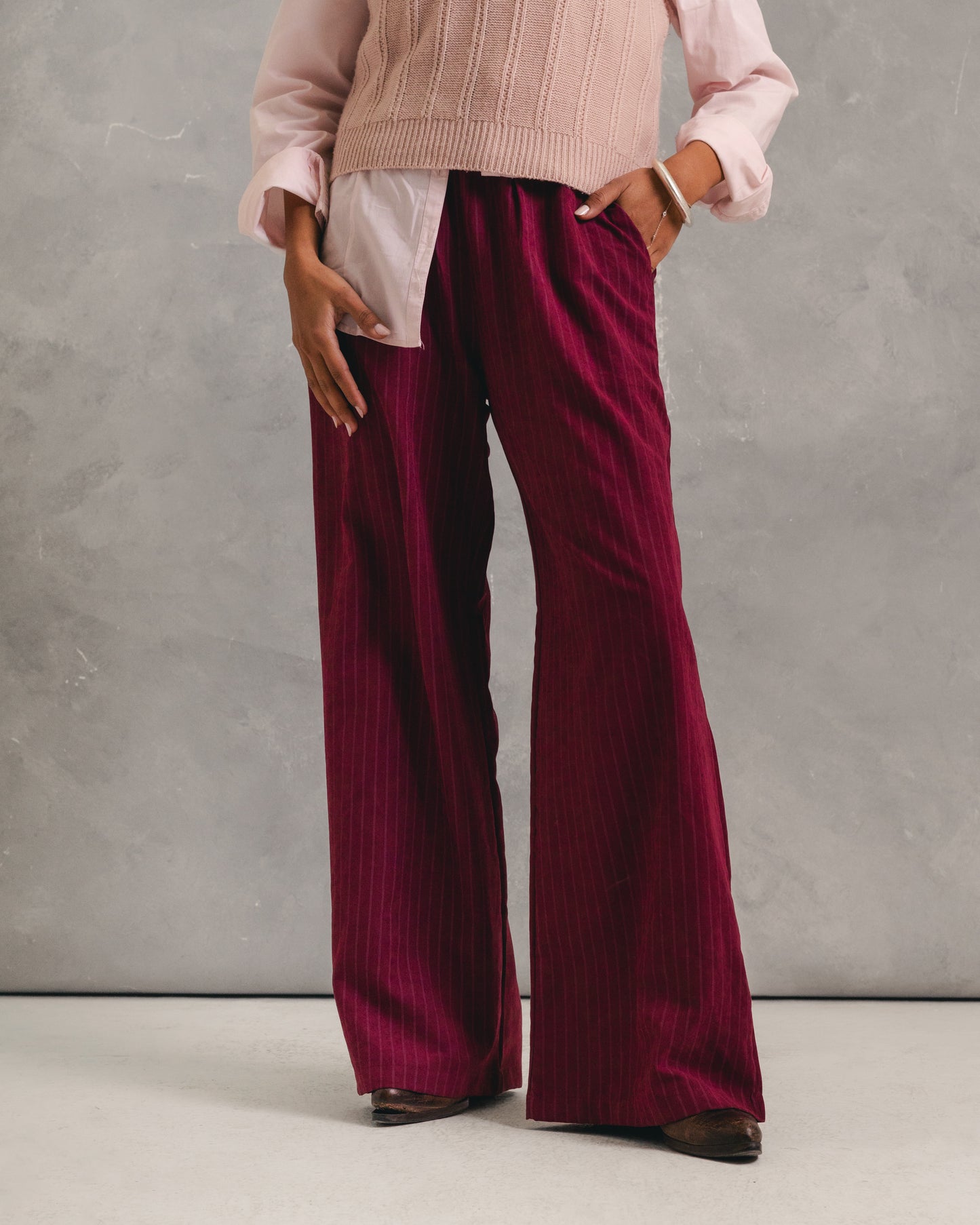 Fine Stripe Trousers