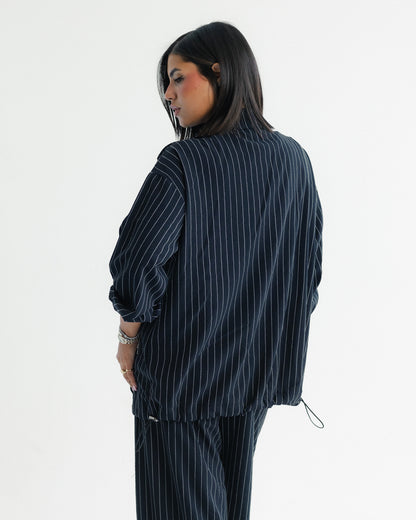 Midnight Pinstripe Set