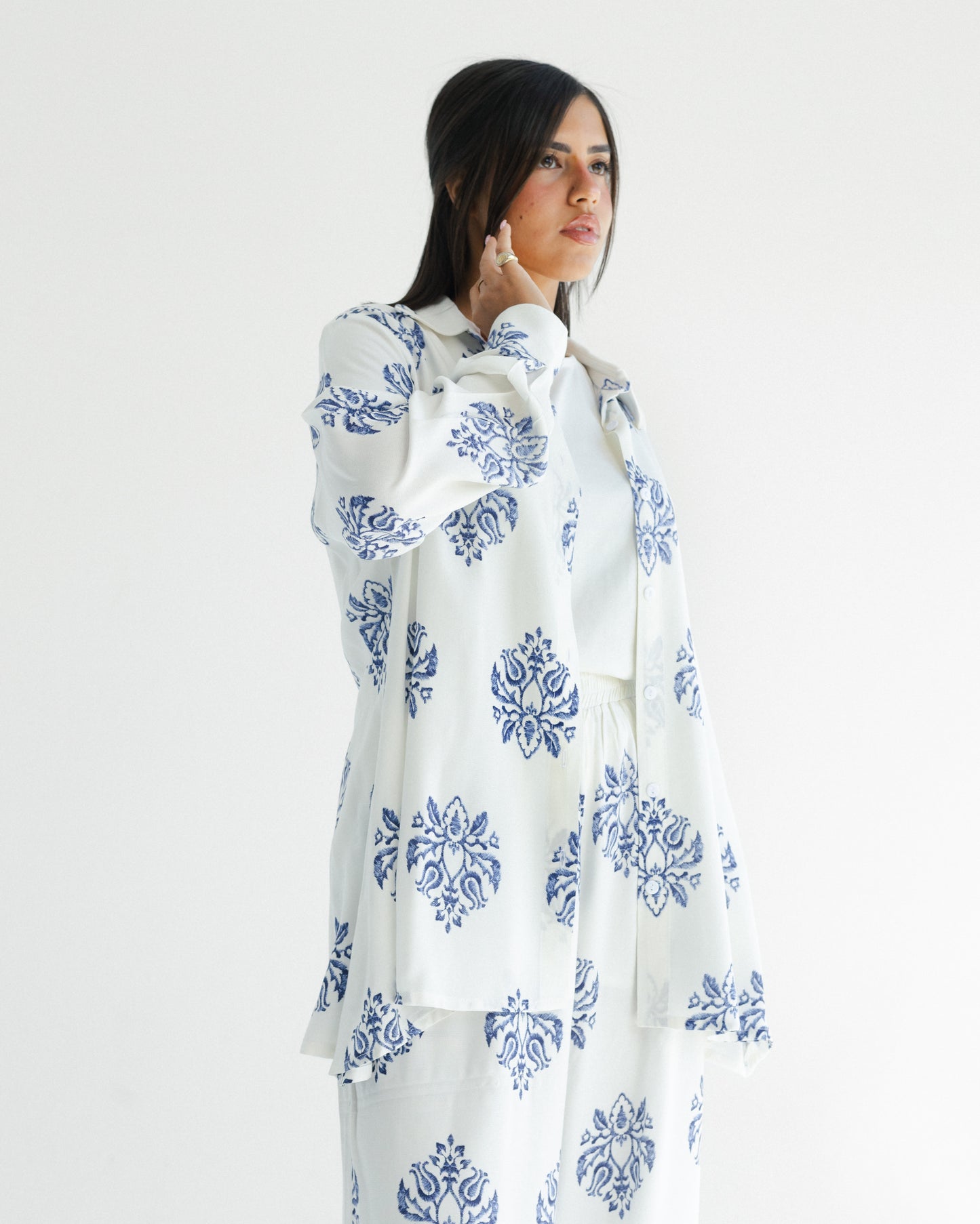 Indigo Paisley Set