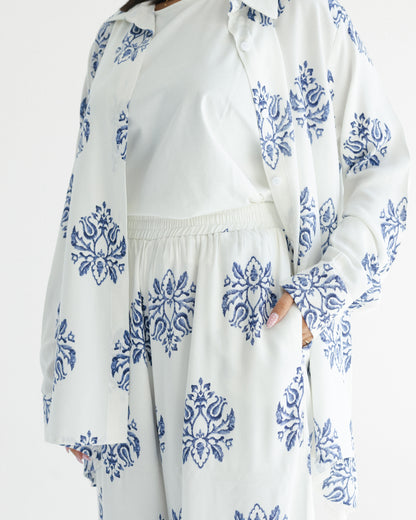 Indigo Paisley Set