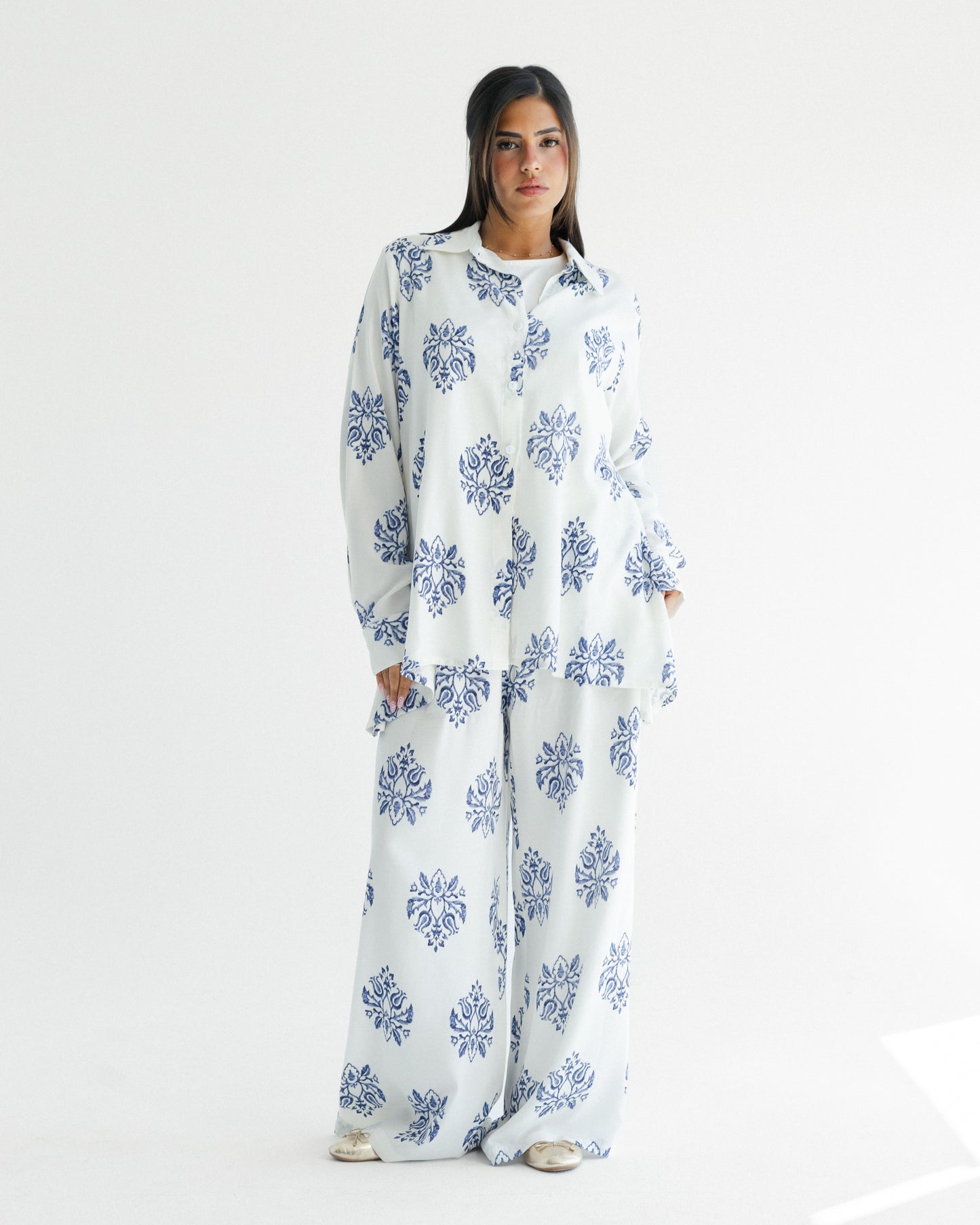 Indigo Paisley Set