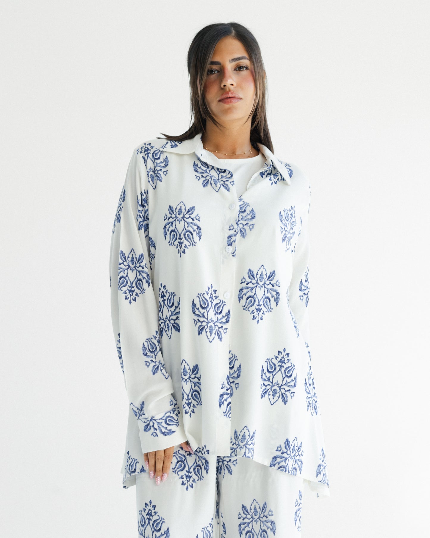 Indigo Paisley Set