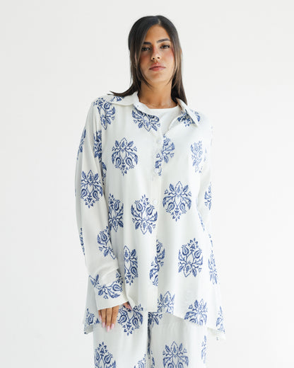 Indigo Paisley Set