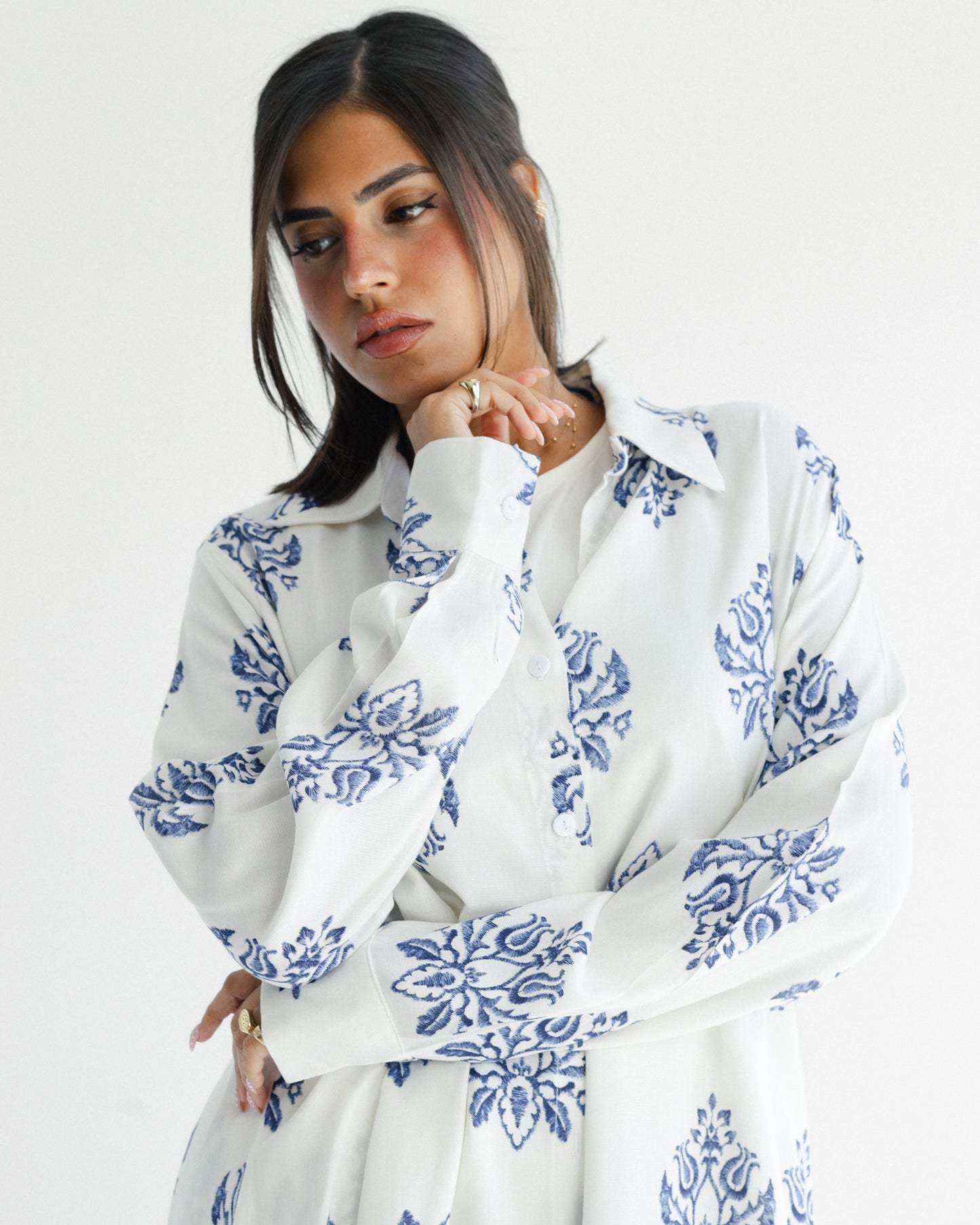Indigo Paisley Set