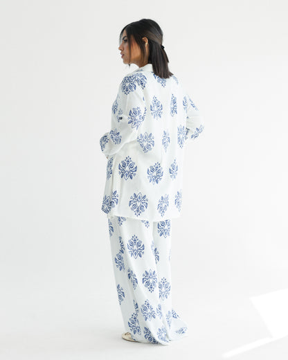 Indigo Paisley Set