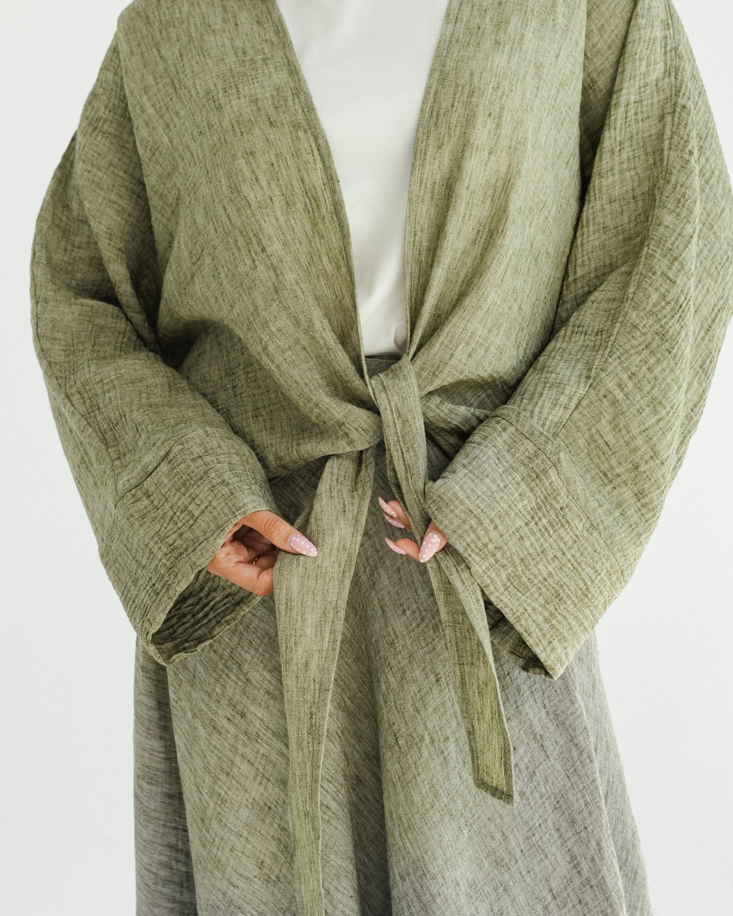 Sage Wrap Linen Set