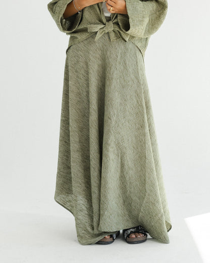 Sage Wrap Linen Set