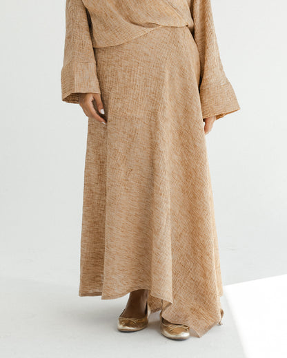 Camel Wrap Linen Set