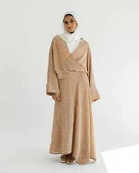 Camel Wrap Linen Set