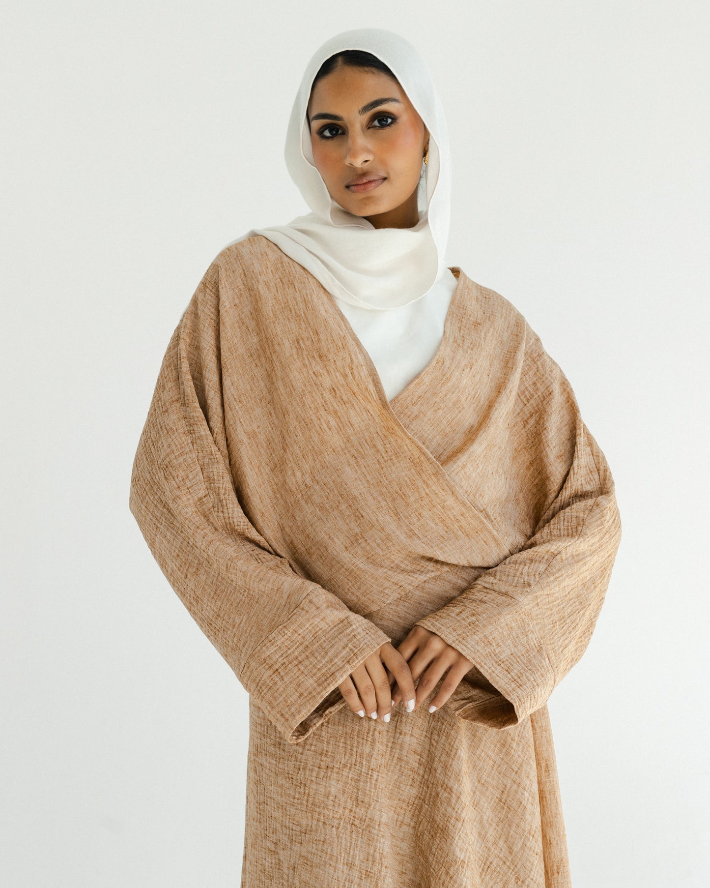 Camel Wrap Linen Set