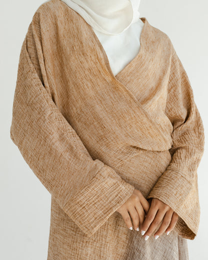 Camel Wrap Linen Set