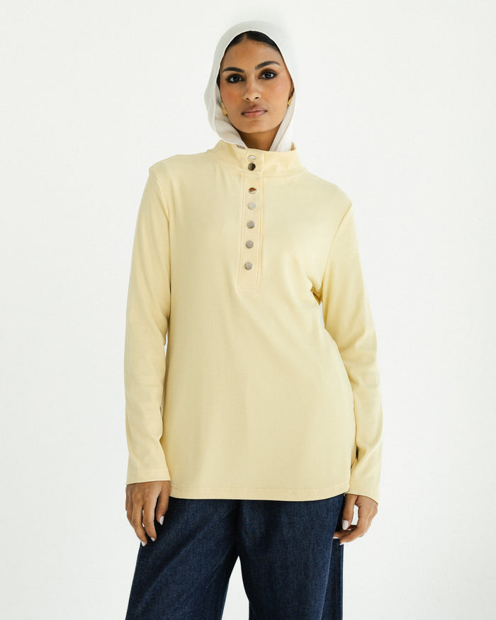 Butter Ribbed Top