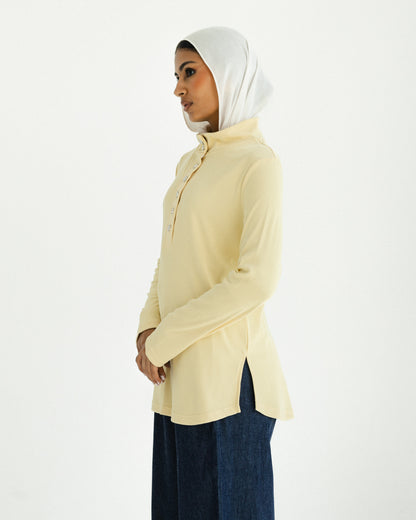 Butter Ribbed Top