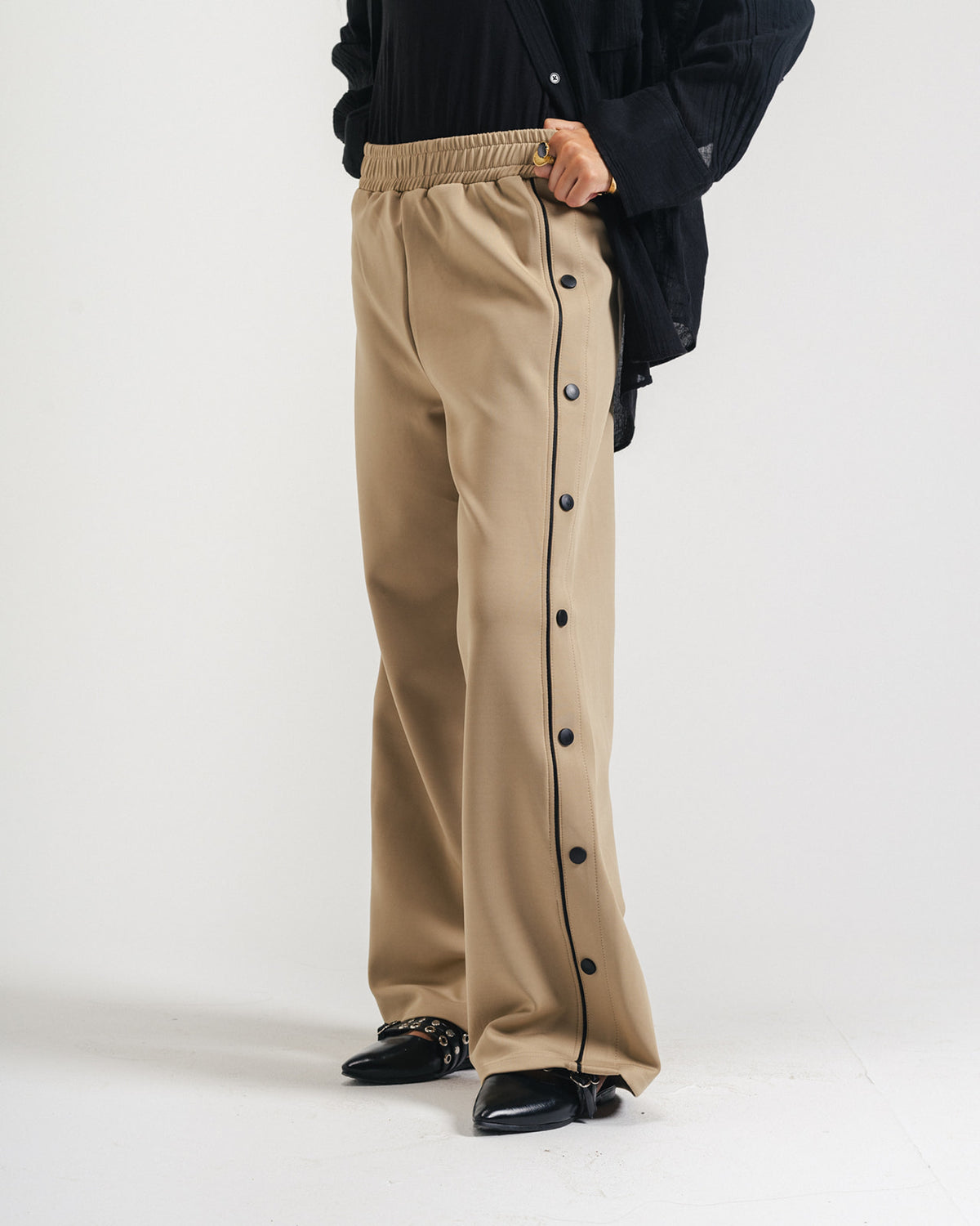 Beige Pop Pants