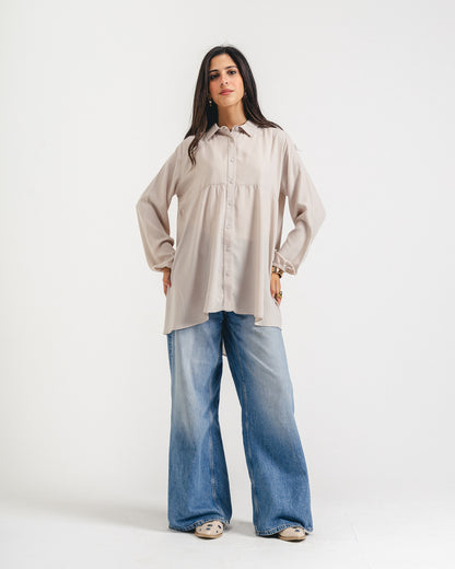 Beige Ease Shirt