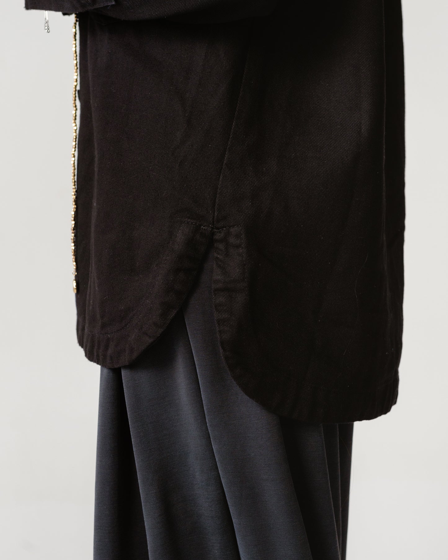 Crystal Noir Denim Jacket