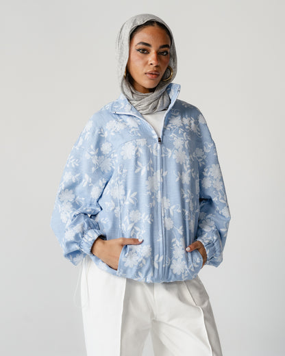 Embroidered Denim Set