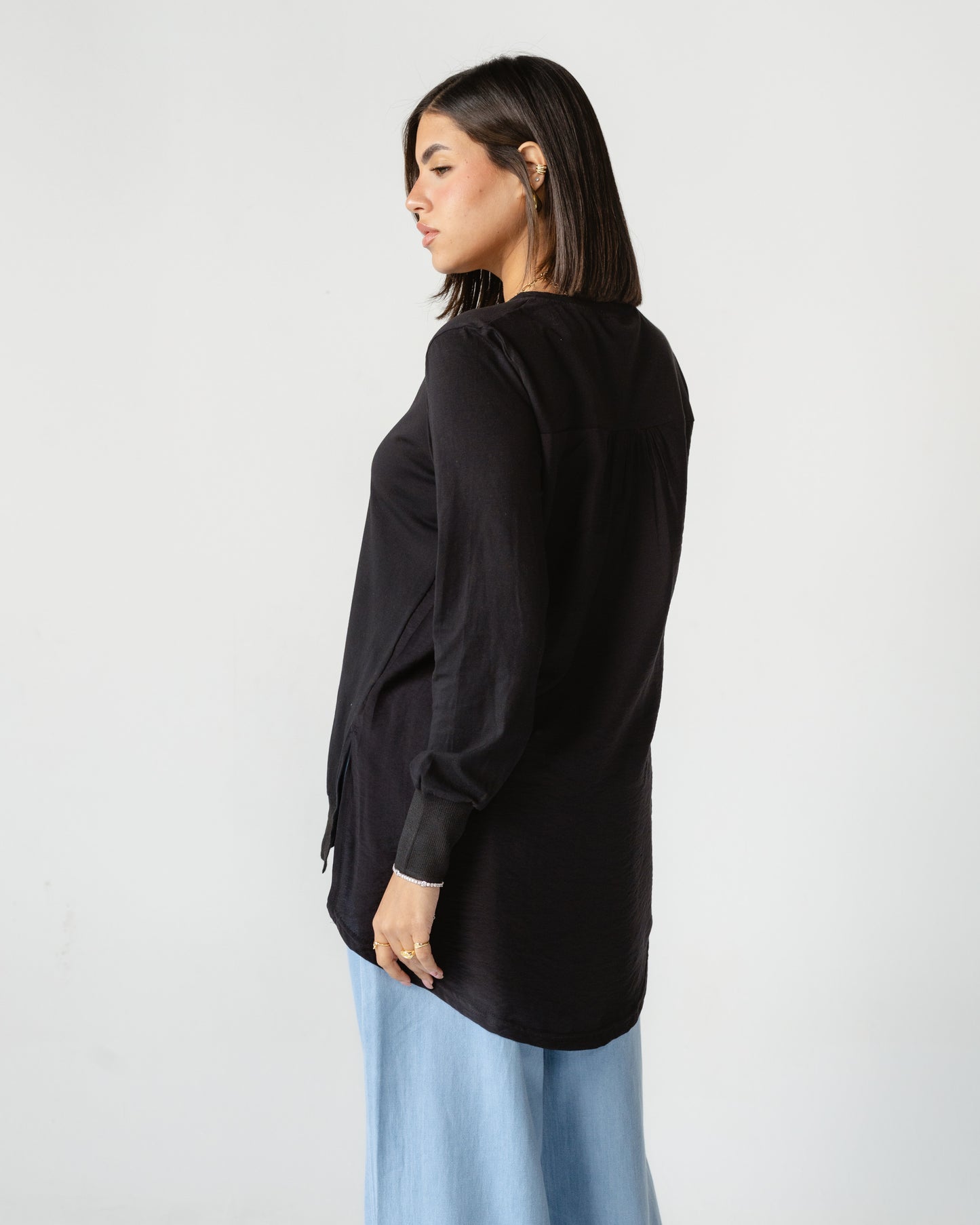 Contrast Back Top