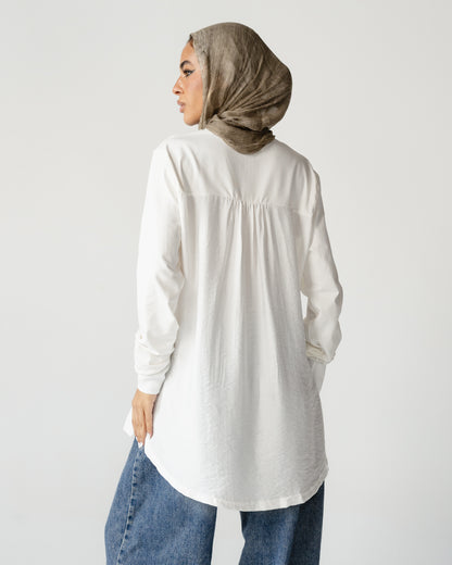 Contrast Back Top