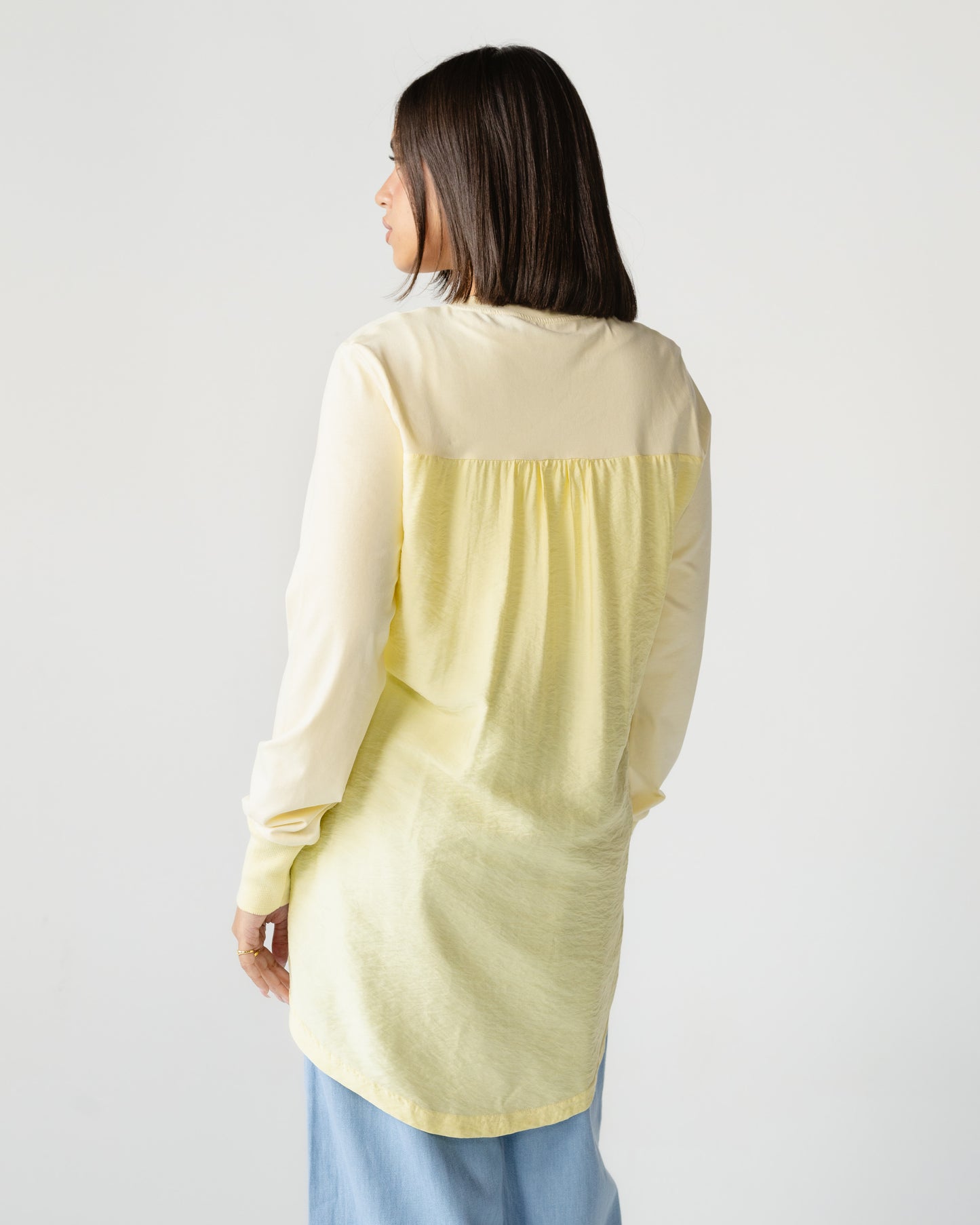 Contrast Back Top