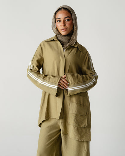 Stripe Linen Co-ord Set