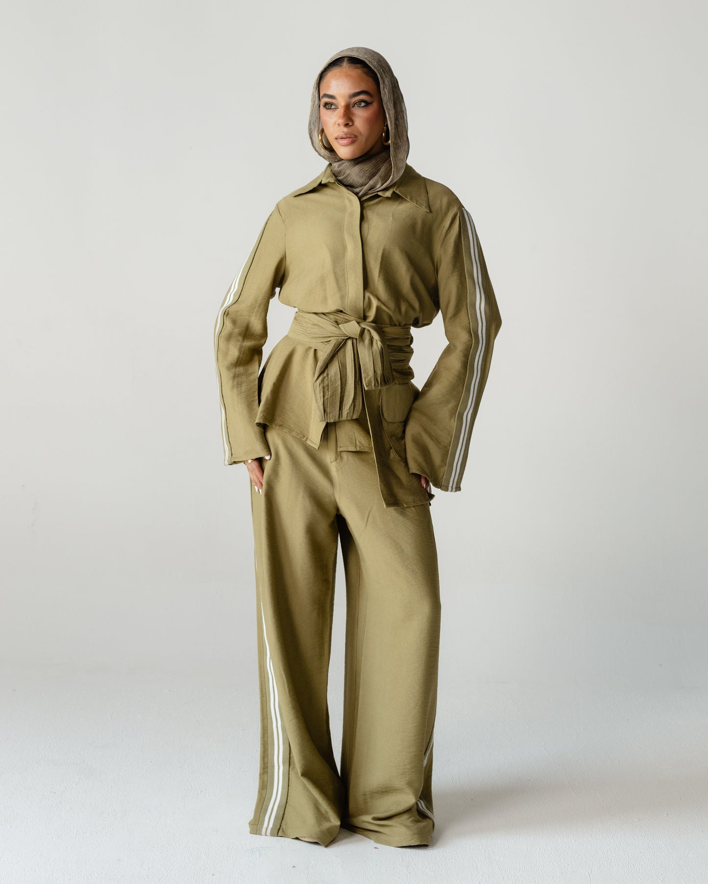 Stripe Linen Co-ord Set