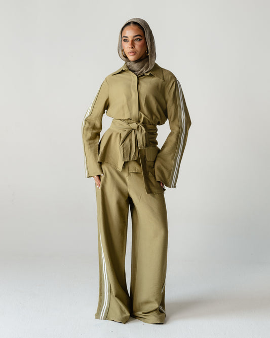 Stripe Linen Co-ord Set