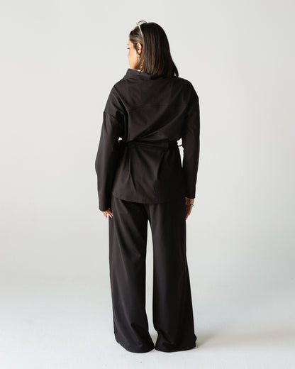 Belted Zip Set