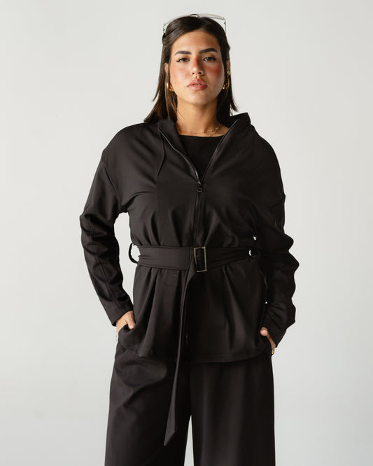 Belted Zip Set