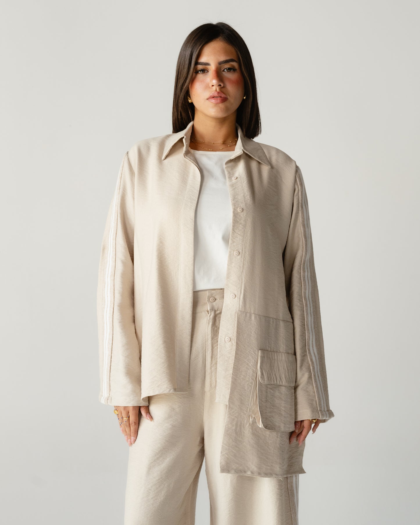 Stripe Linen Co-ord Set