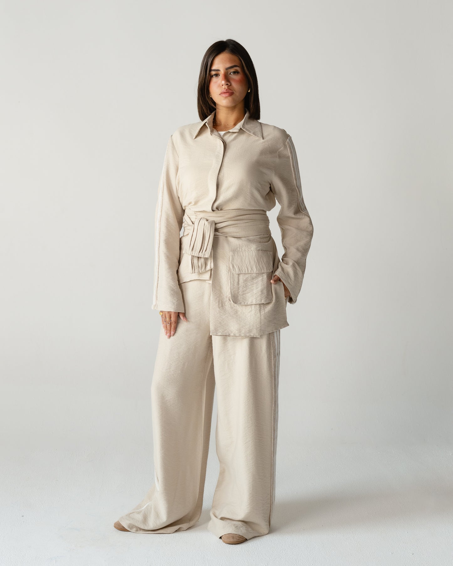 Stripe Linen Co-ord Set