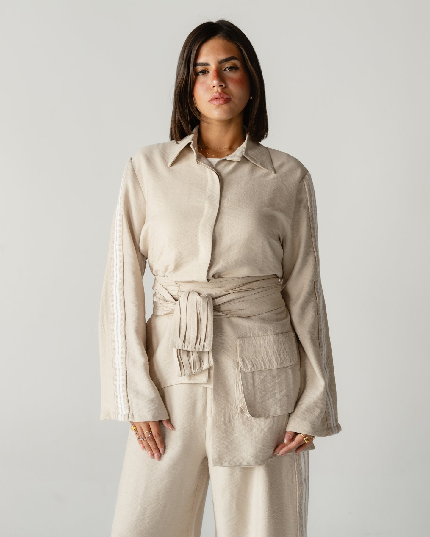 Stripe Linen Co-ord Set