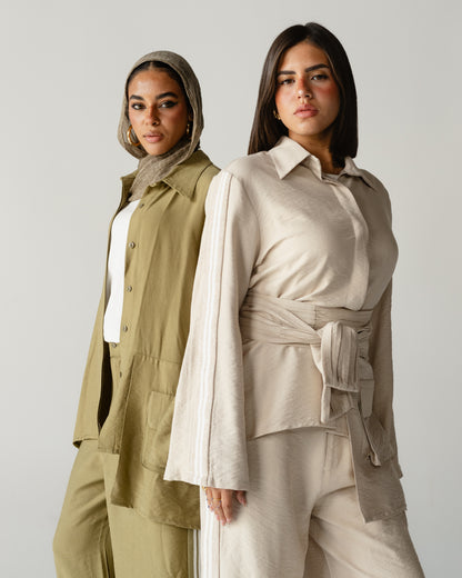 Stripe Linen Co-ord Set