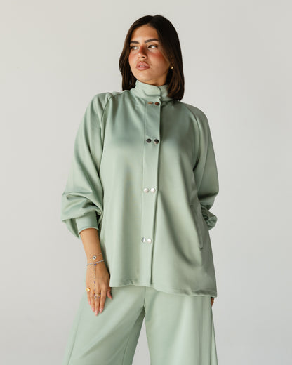Mint Green Relaxed Snap Set
