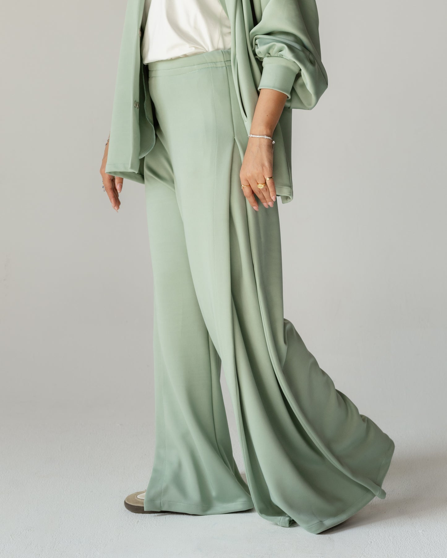 Mint Green Relaxed Snap Set