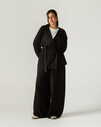 Black Wrap & Flow Set