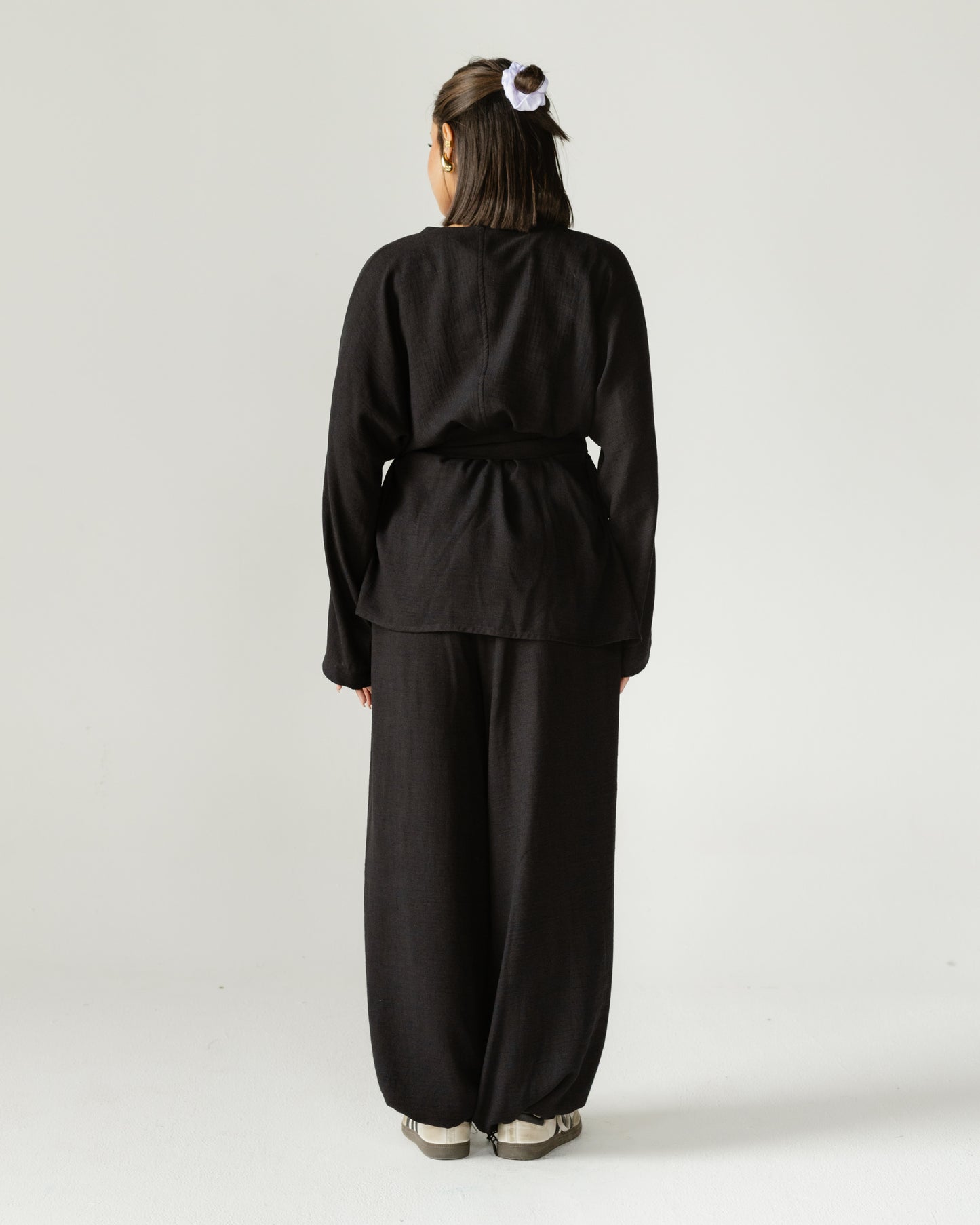 Black Wrap & Flow Set