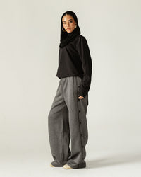 Dark Grey Pop Pants
