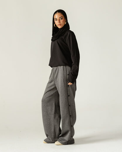 Dark Grey Pop Pants
