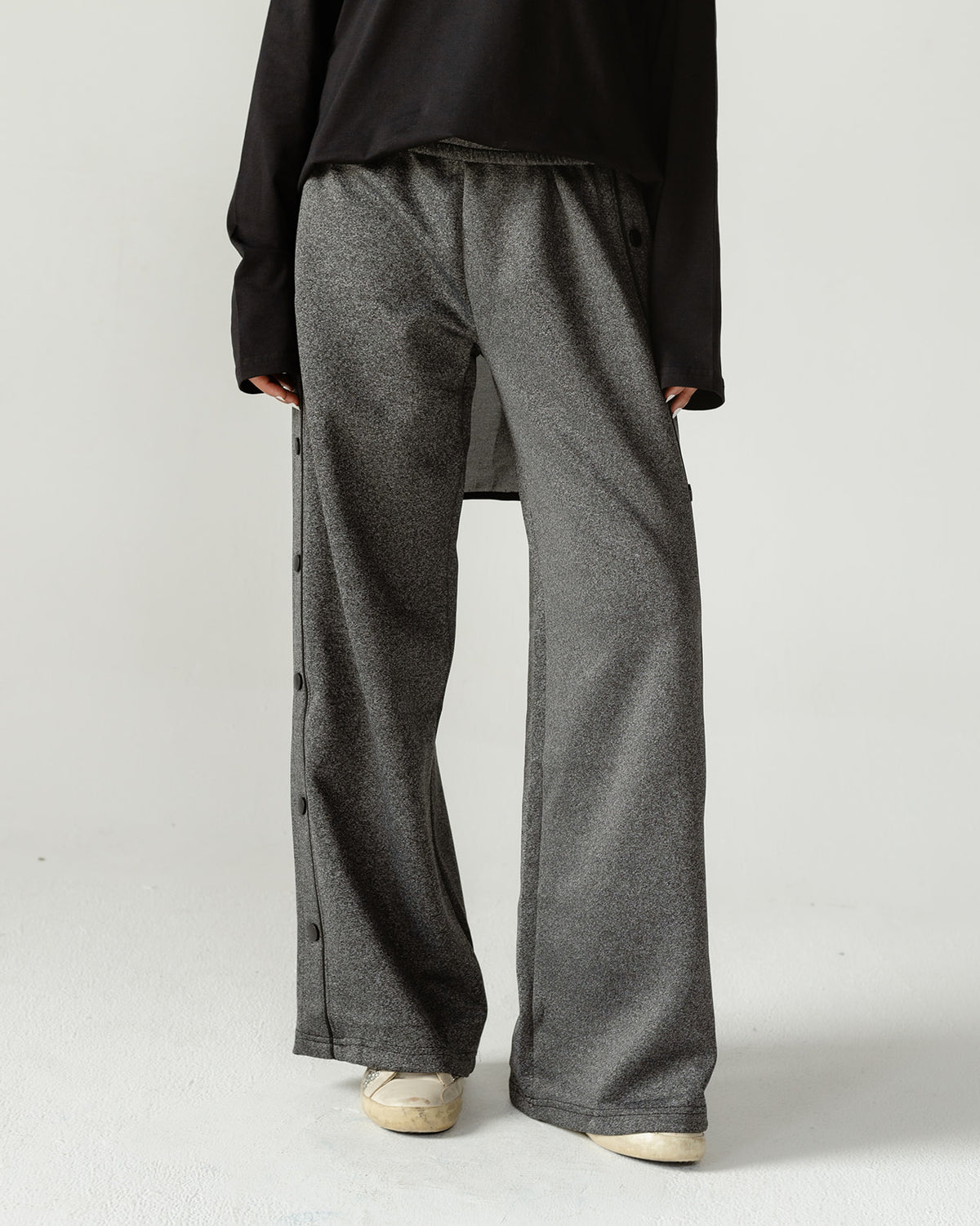 Dark Grey Pop Pants