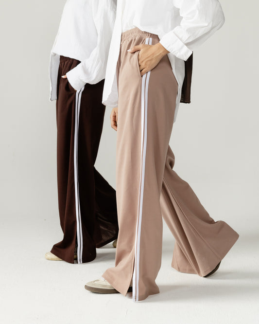 Side Stripe Wide Pants