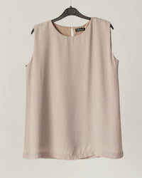 Beige Double Layer Top