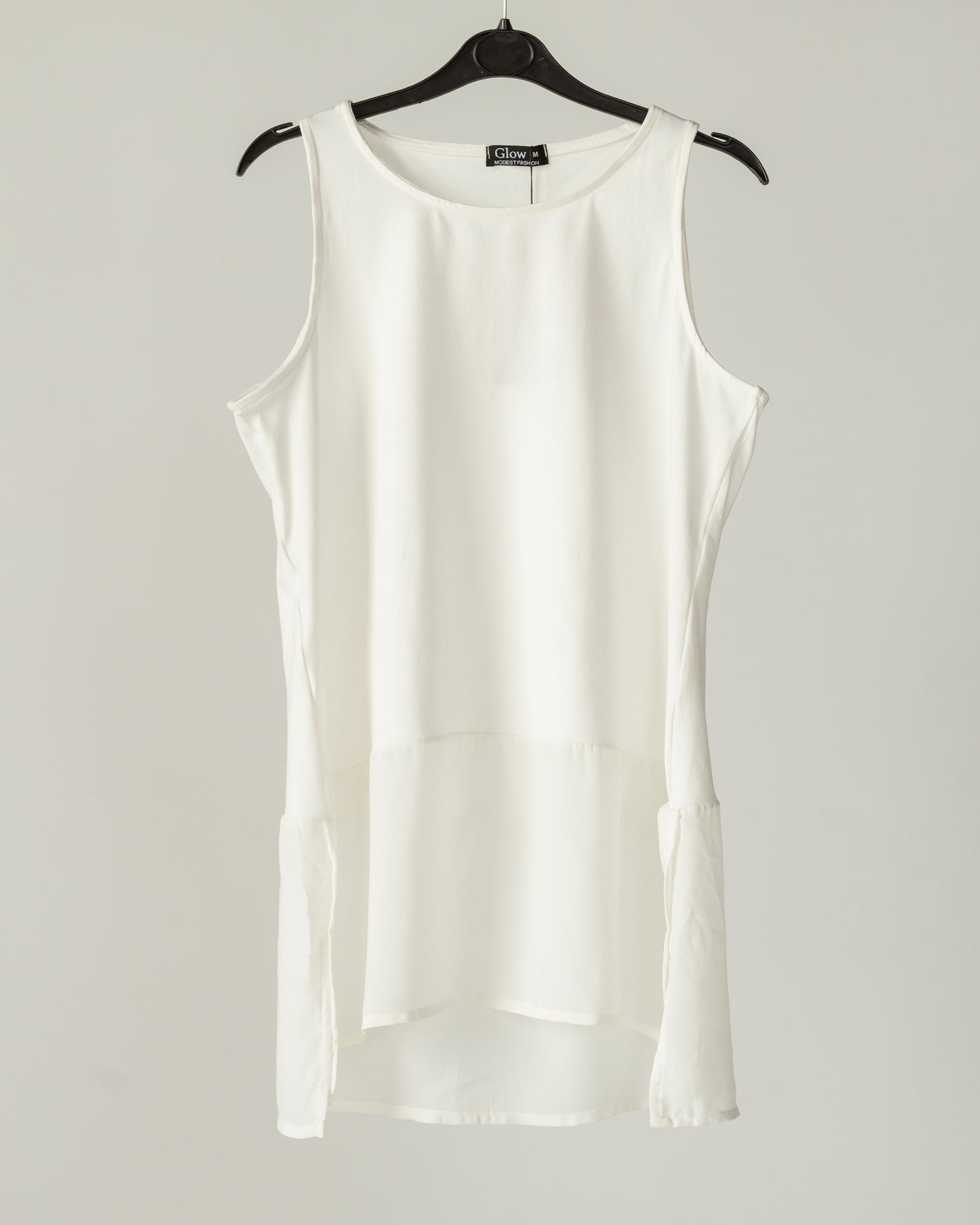 Half & Half Sleeveless Top