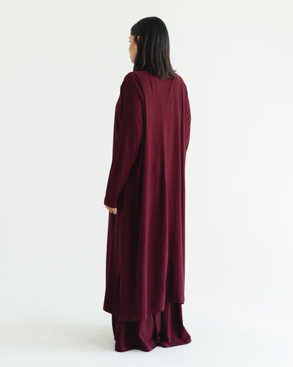 Burgundy Drape Set
